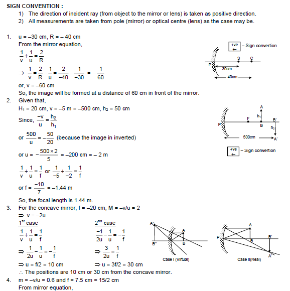 ray optics class 12 case study questions with answers