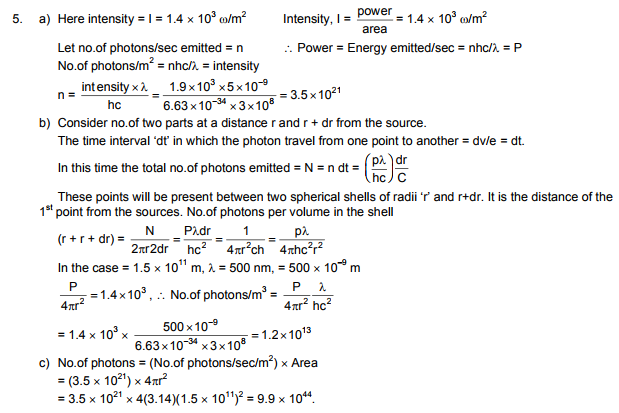 HC Verma Solutions Vol 2 Chapter 20 Photoelectric Effect - Download ...