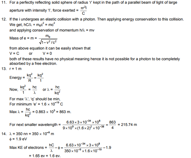 HC Verma Solutions Vol 2 Chapter 20 Photoelectric Effect - Download ...