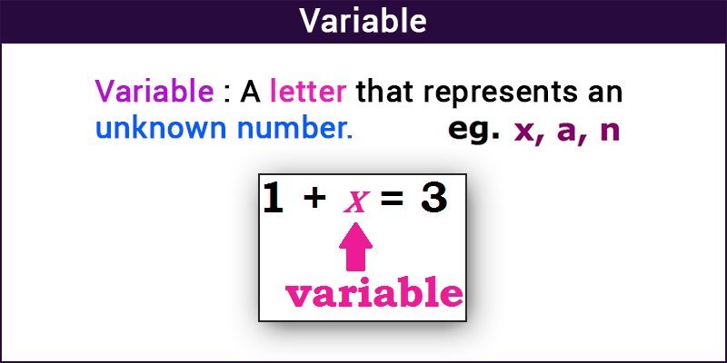 What Does A Number With A Variable Mean