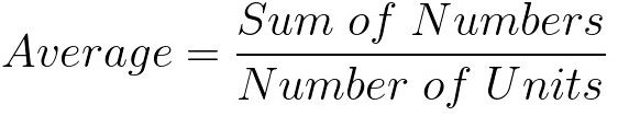 Average In Maths Definition Symbol Formula Examples 