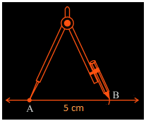 Xây dựng đoạn thẳng - Bước 3