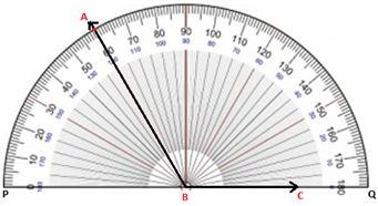 Constructing Angles | How to Construct Angle with Protractor