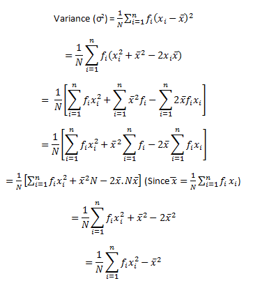 formula for standard deviation statbook