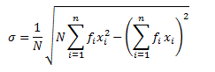 Standard Deviation Formula