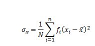 Standard Deviation Formula