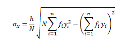 Standard Deviation Formula