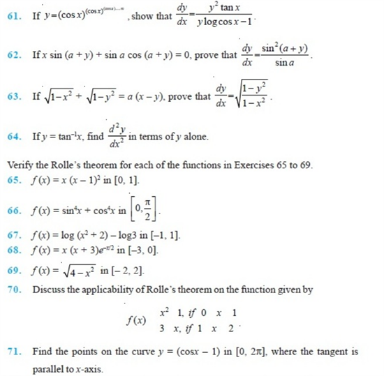 Important questions for class 12 maths Ch. 5 Continuity and