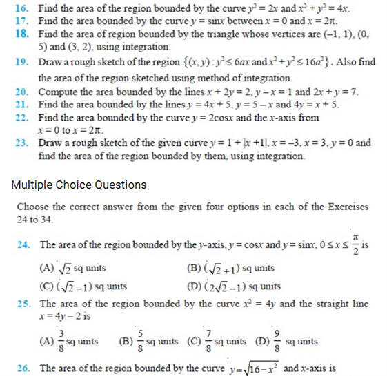 Important Questions For Class 12 Maths Chapter 8