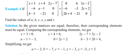 Matrices For Class 12 | Definition and Types with solved Example