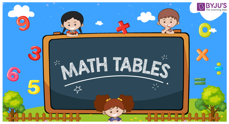 Maths Tables