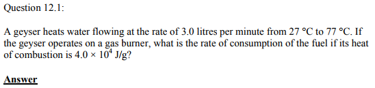 Physics Numericals Class 11 Chapter 12 1