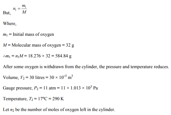  Physics Numericals Class 11 Chapter 13 10