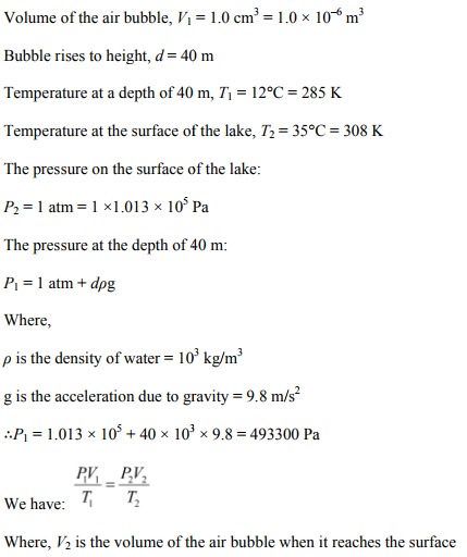  Physics Numericals Class 11 Chapter 13 14