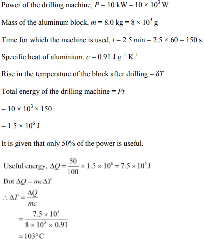 Physics Numericals Class 11 Chapter 11 37