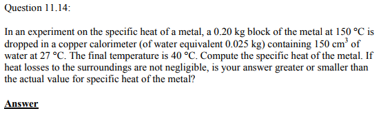 Physics Numericals Class 11 Chapter 11 42