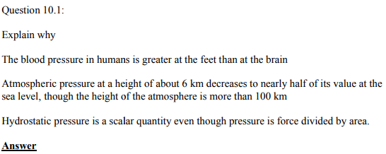 Physics Numericals Class 11 Chapter 10 1