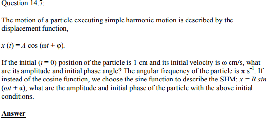 Physics Numericals Class 11 Chapter 14 20