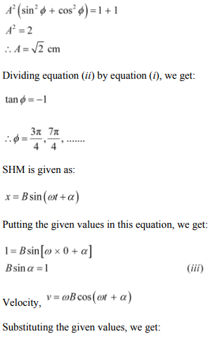 Physics Numericals Class 11 Chapter 14 22