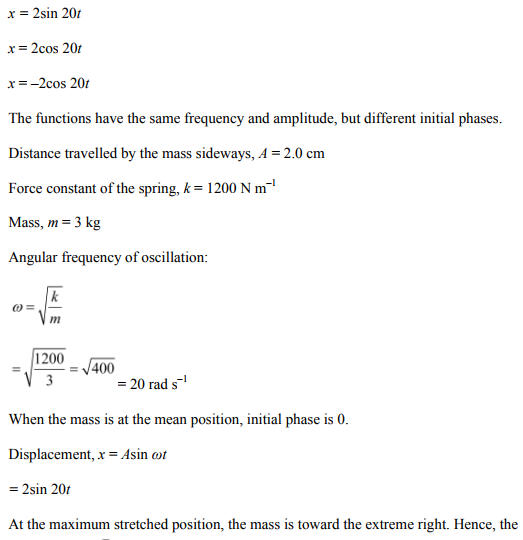 Physics Numericals Class 11 Chapter 14 33