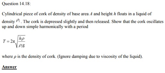 Physics Numericals Class 11 Chapter 14 68