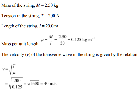 Physics Numericals Class 11 Chapter 15 2