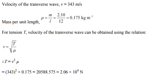 Physics Numericals Class 11 Chapter 15 9