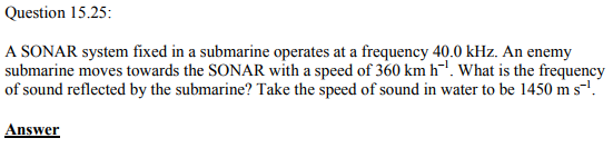 Physics Numericals Class 11 Chapter 15 88