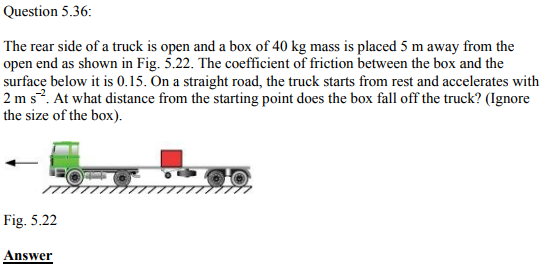 Physics Numericals Class 11 Chapter 5 112