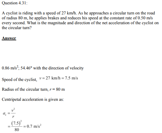 Physics Numericals Class 11 Chapter 4 84