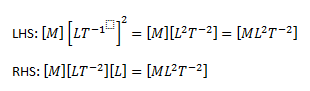 Dimensional Analysis