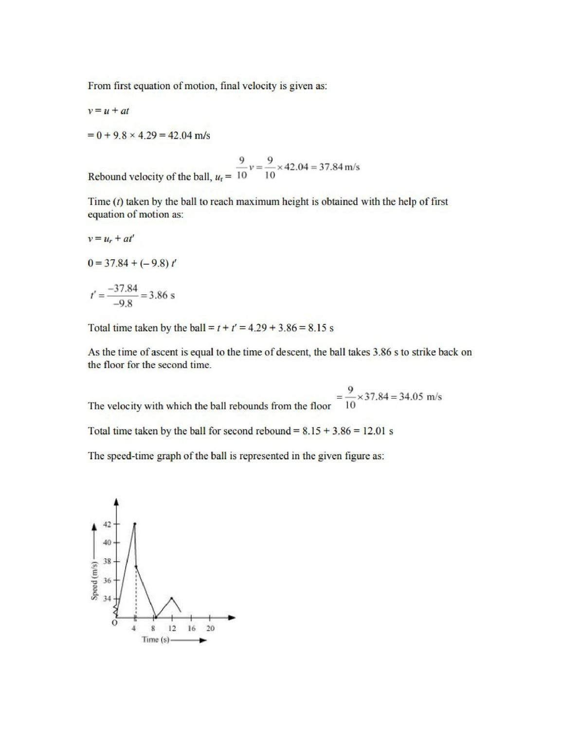 Physics Numericals Class 11 Chapter 3 16