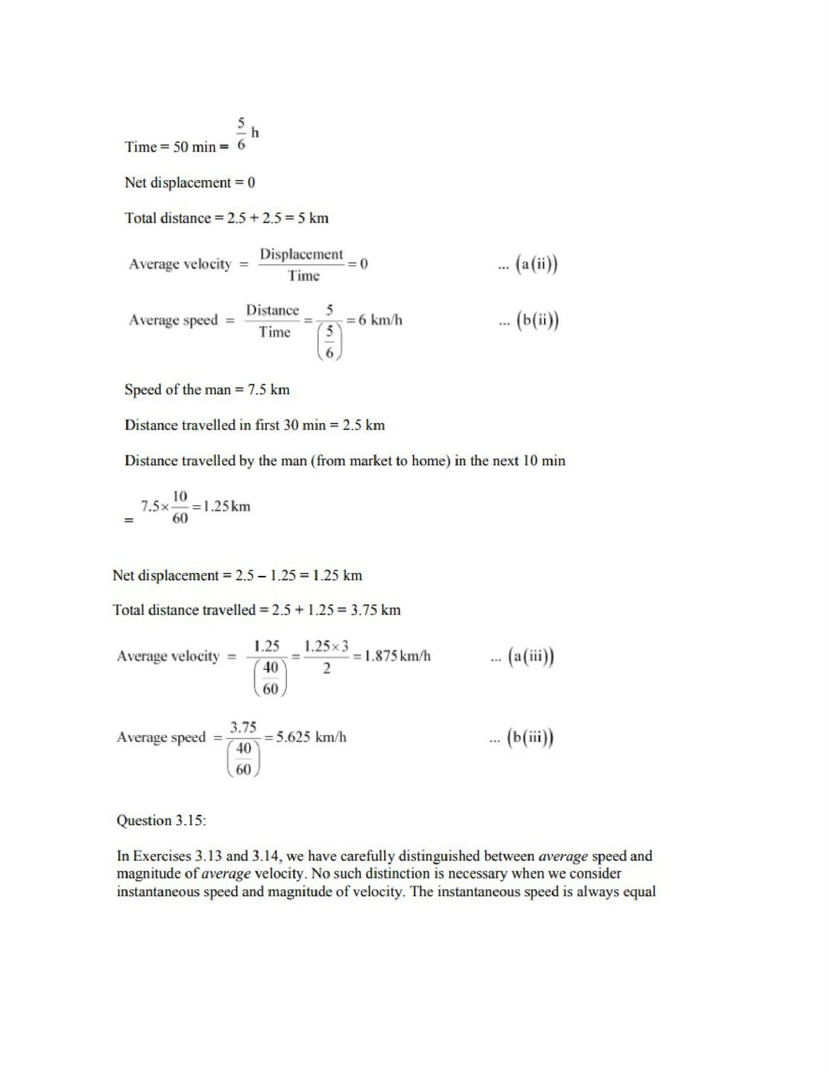 Physics Numericals For Class 11 Chapter 3 Complete Solution With 
