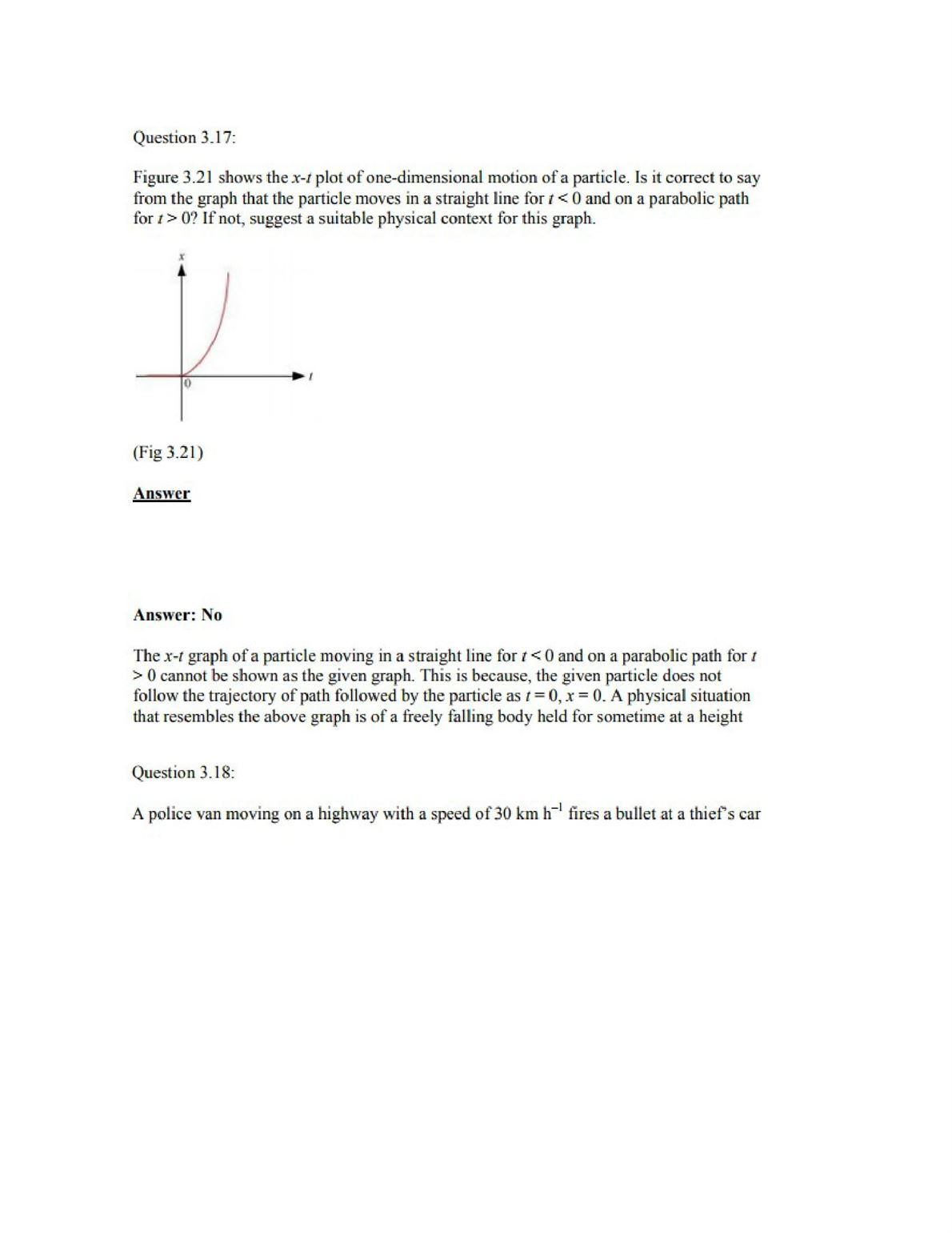 Physics Numericals Class 11 Chapter 3 23