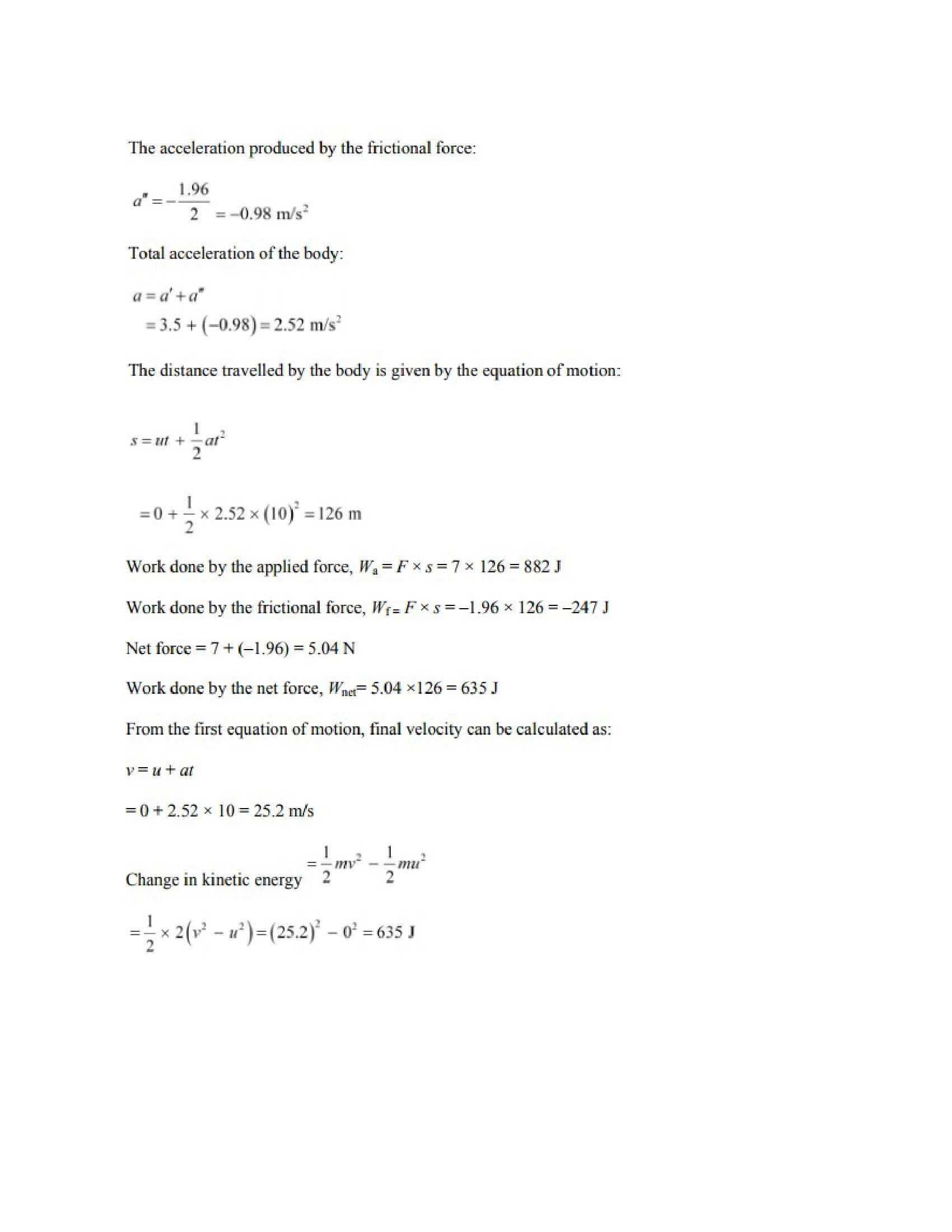 Physics Numericals Class 11 Chapter 6 3