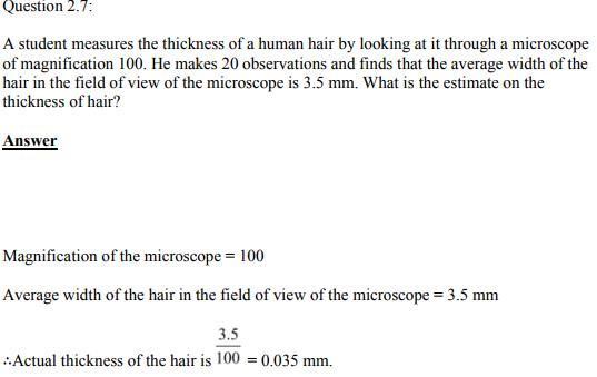 Physics Numericals Class 11 Chapter 2 16