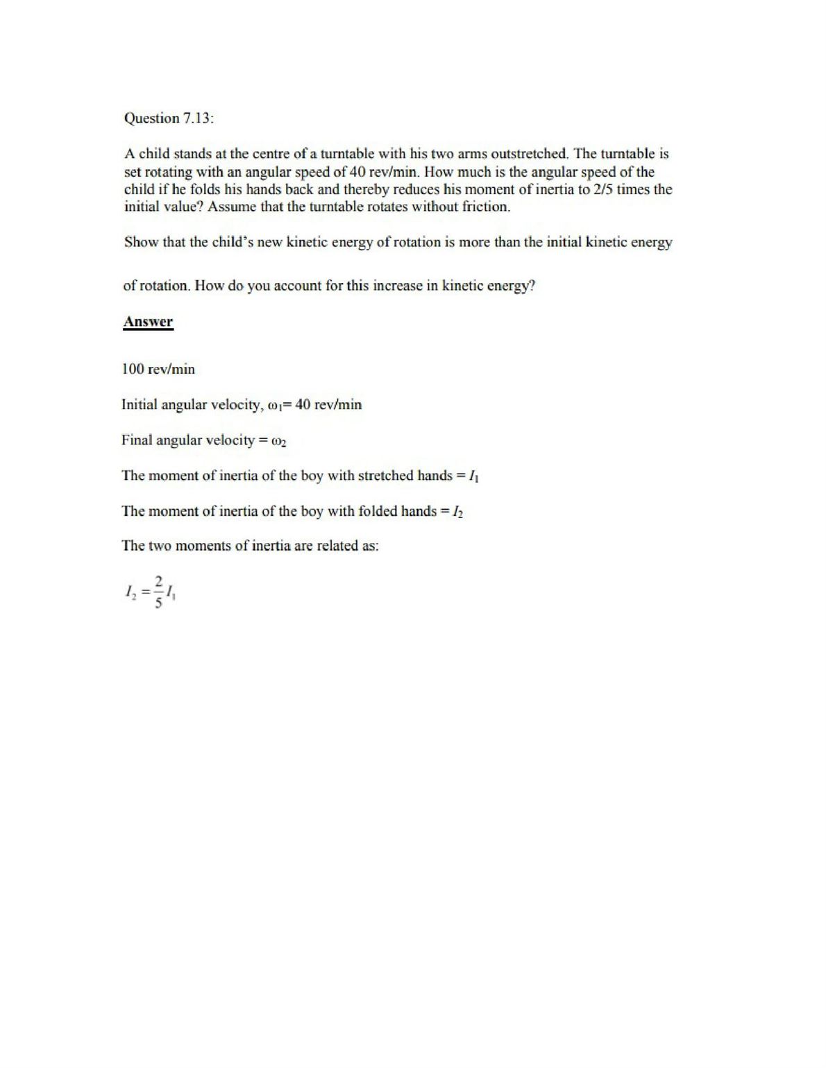 Physics Numericals Class 11 Chapter 7 15