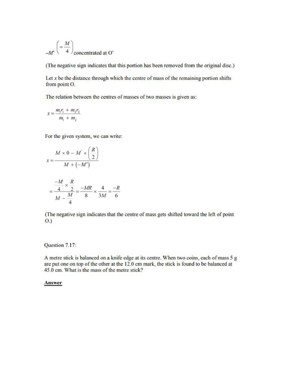 Physics Numericals Class 11 Chapter 7 20