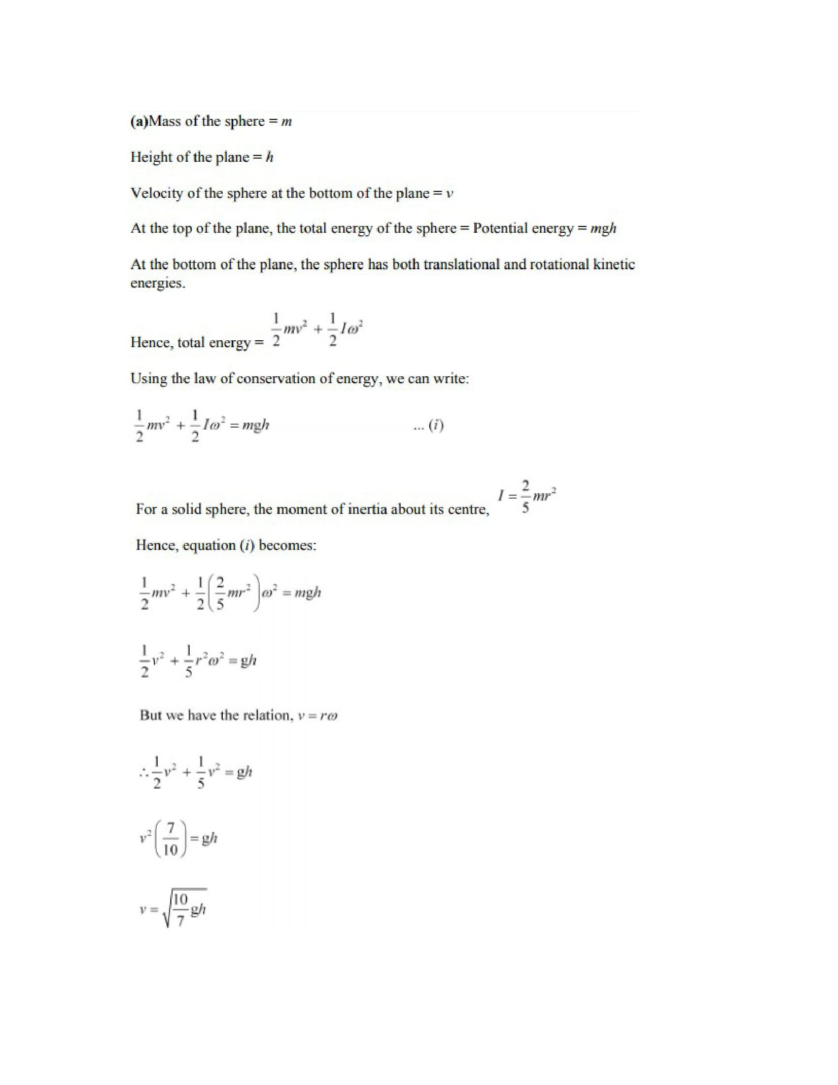 Physics Numericals Class 11 Chapter 7 22