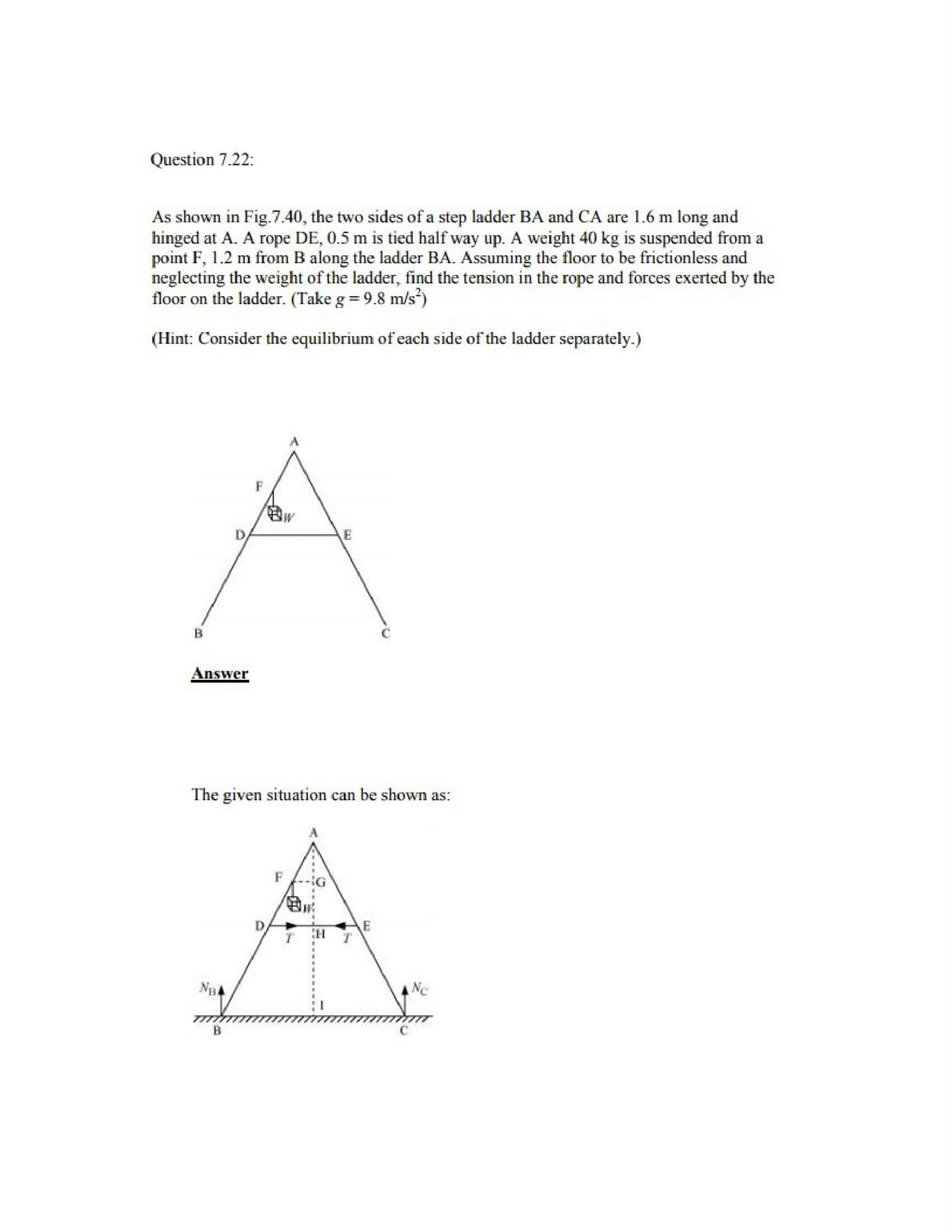 Physics Numericals Class 11 Chapter 7 31