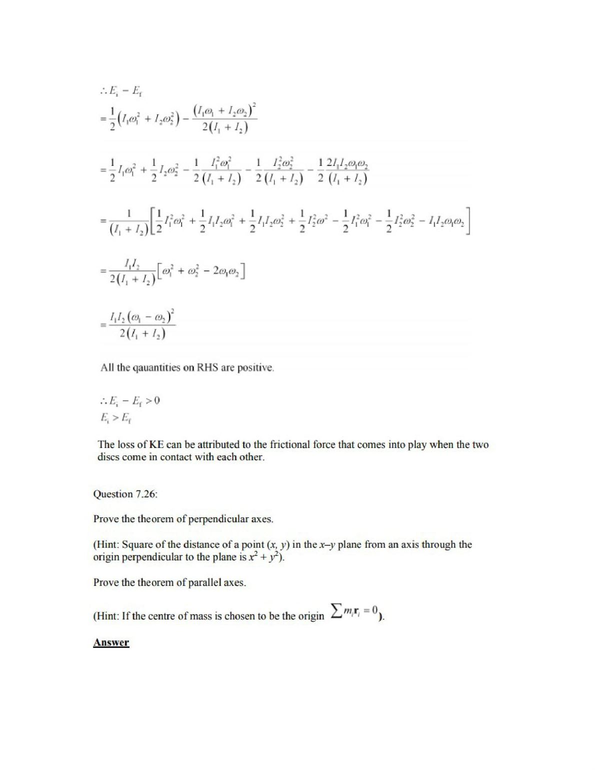 Physics Numericals Class 11 Chapter 7 40