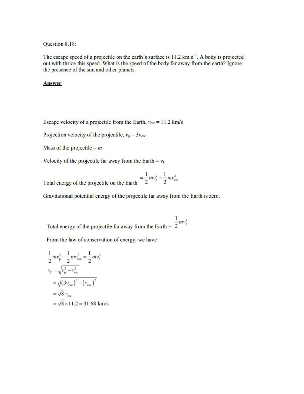 Physics Numericals Class 11 Chapter 8 21