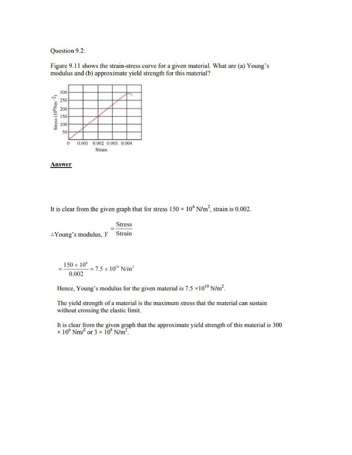 Physics Numericals Class 11 Chapter 9 3width=