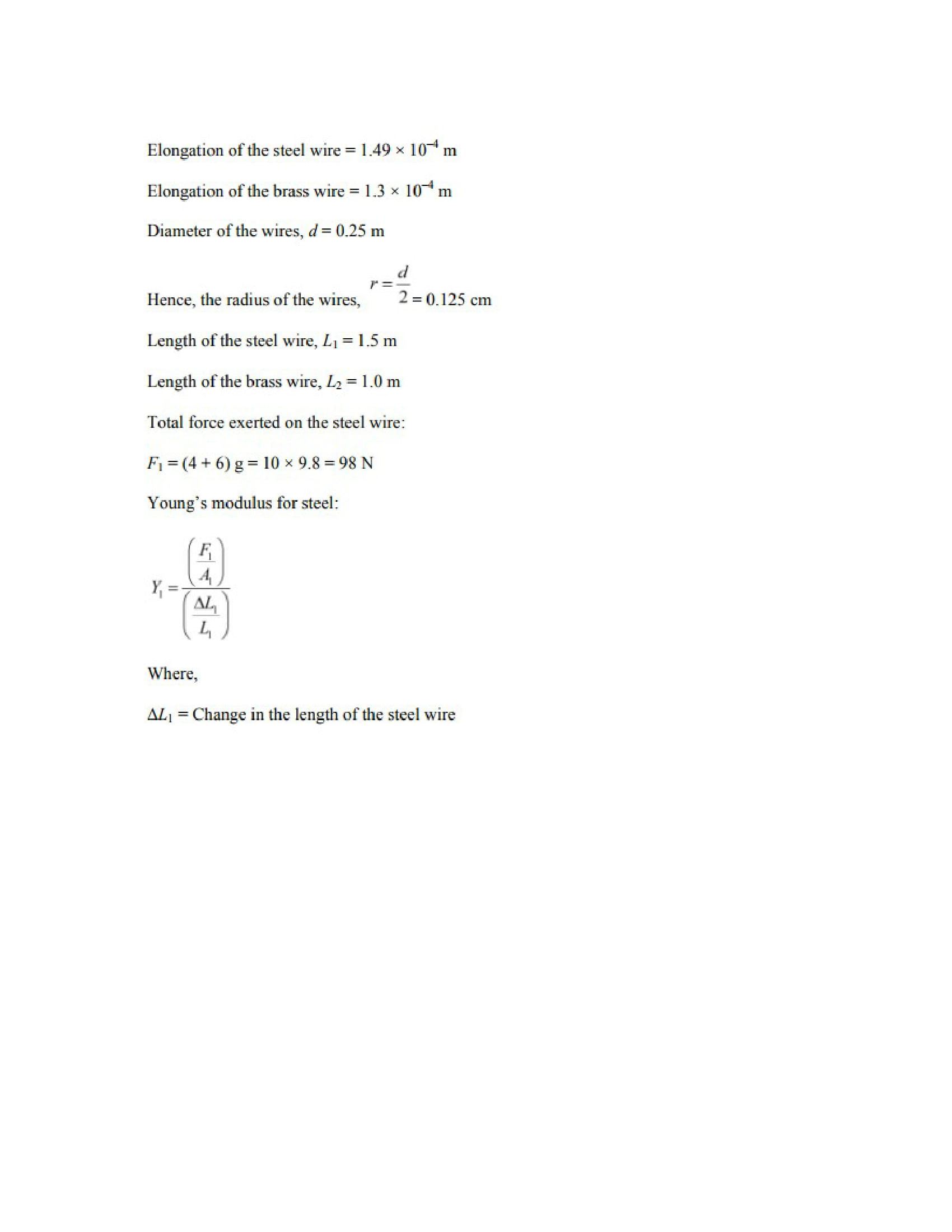 Physics Numericals Class 11 Chapter 9 6width=