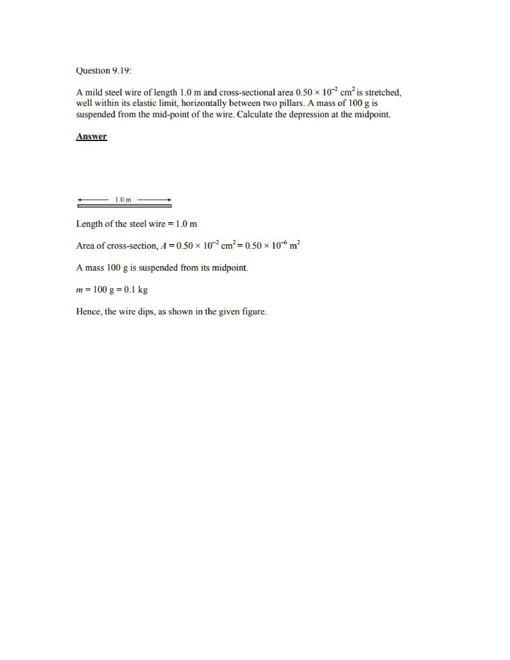 Physics Numericals Class 11 Chapter 9 27width=