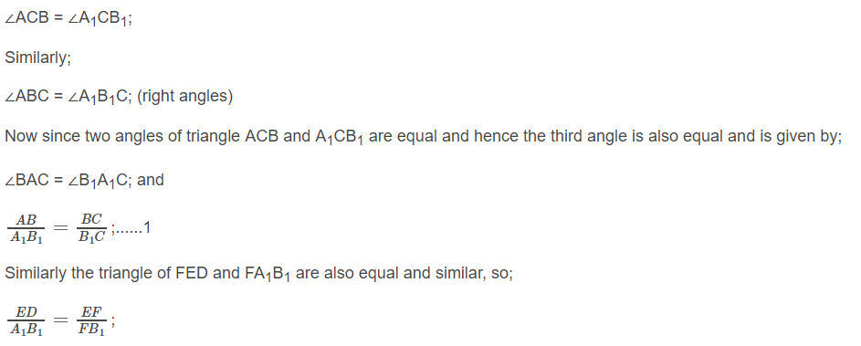 Derivation Of Mirror Formula