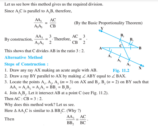 Constructions for Class 10 Notes With Examples