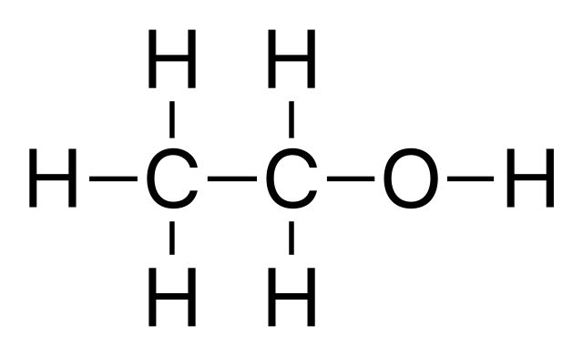 ethanol molecule polarity