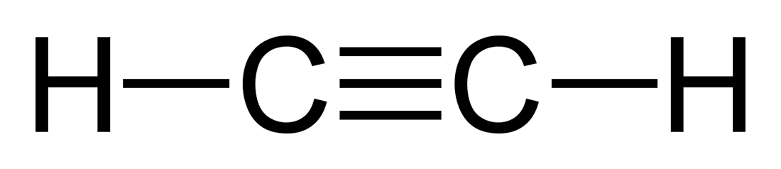 Structural Formula for Acetylene