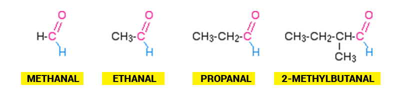 Examples of Aldehydes Examples of Aldehydes